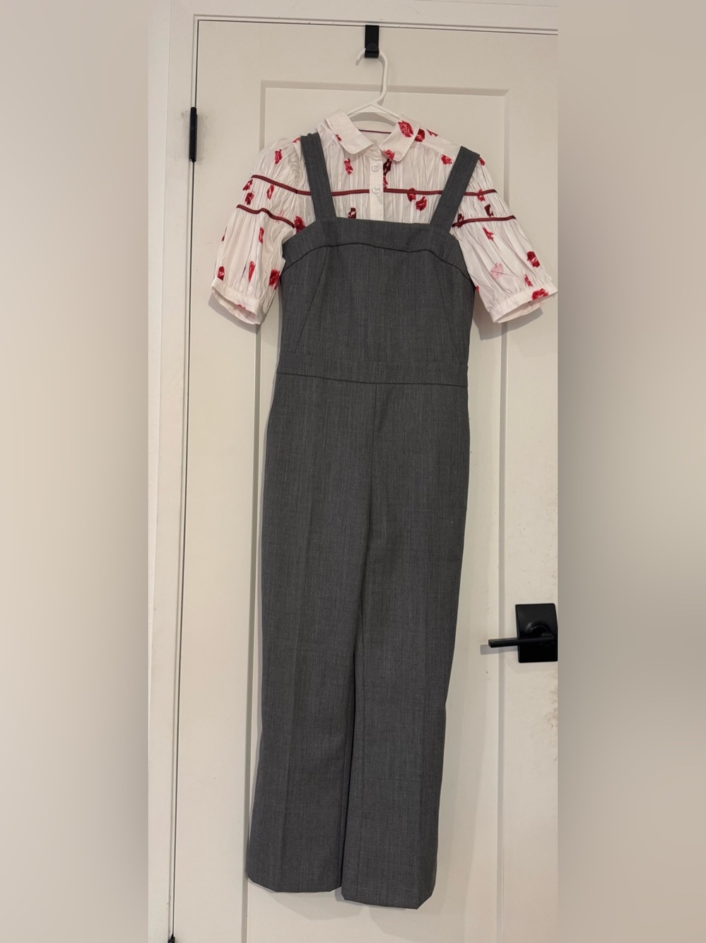 Club Monaco Gray Wide-Leg Jumpsuit - Picture 15 of 15